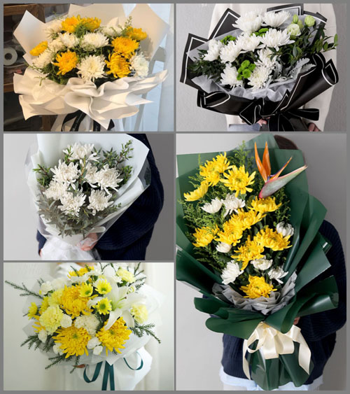 贵州毕节市纳雍县雍熙镇左以河村白事花束代送